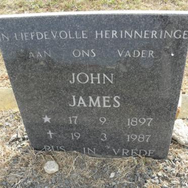 JAMES John 1897-1987