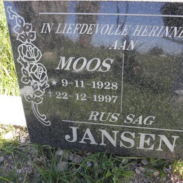 JANSEN Moos 1928-1997