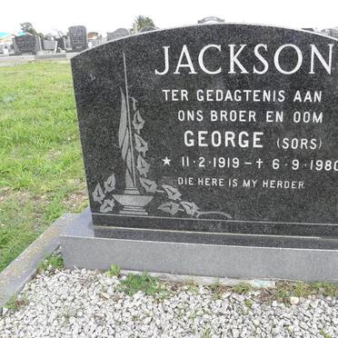 JACKSON George 1919-1980