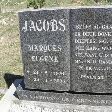 JACOBS Marques Eugene 1976-2005