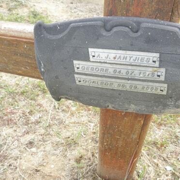 JANTJIES A.J. 1916-2008