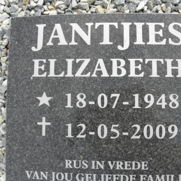 JANTJIES Elizabeth 1948-2009