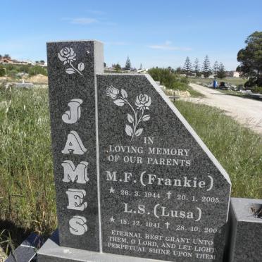JAMES M.F. 1944-2005 &amp; L.S. 1941-2004