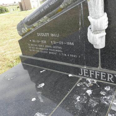 JEFFERY Dudley 1928-1986