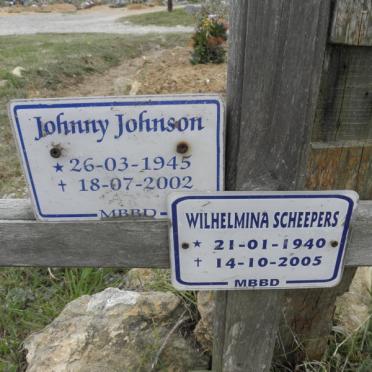 JOHNSON Johnny 1945-2002 :: SCHEEPERS Wilhelmina 1940-2005