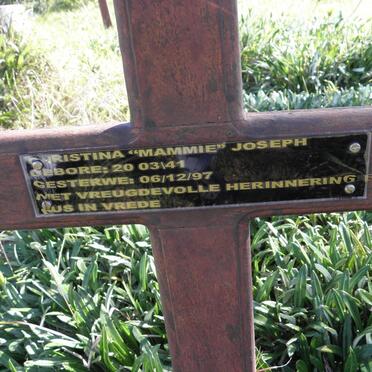 JOSEPH Christina 1941-1997