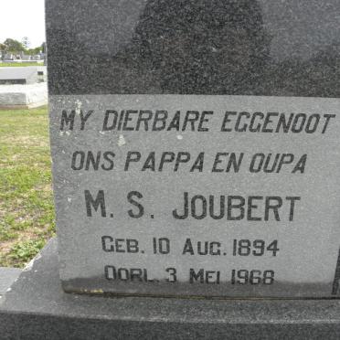 JOUBERT M.S. 1894-1968