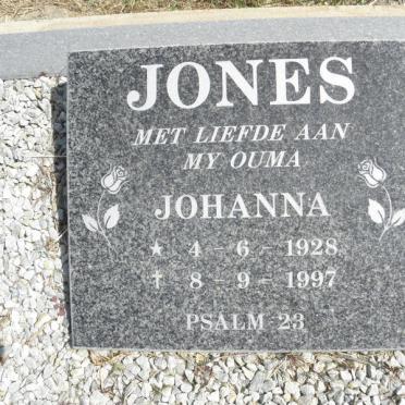 JONES Johanna 1928-1997