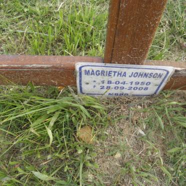 JOHNSON Magrietha 1950-2008