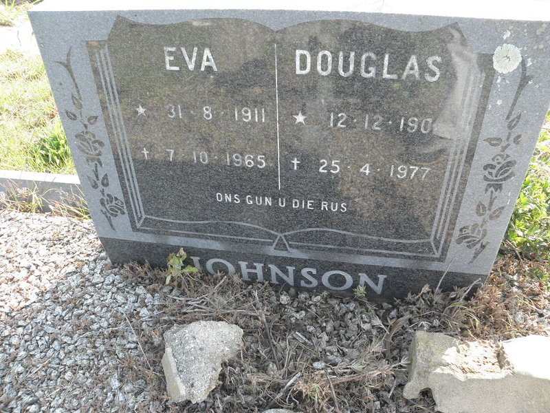 JOHNSON Douglas 1904-1977 &amp; Eva 1911-1965