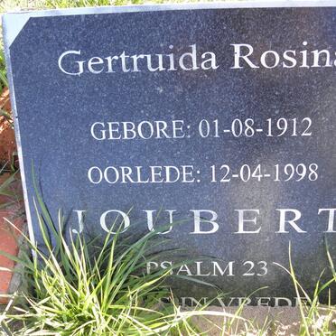 JOUBERT Gertruida Rosina 1912-1998