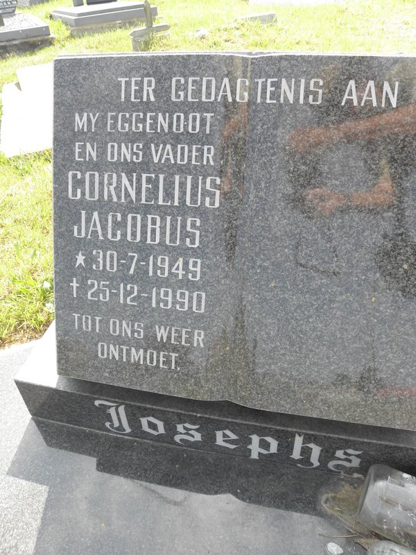 JOSEPHS Cornelius Jacobus 1949-1990