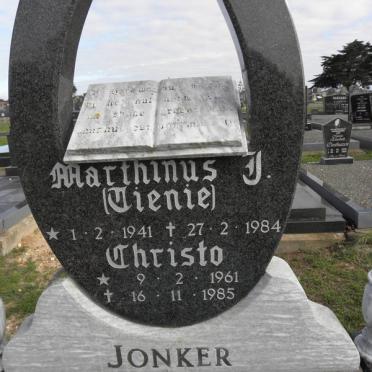 JONKER Marthinus J. 1941-1984 :: JONKER Christo 1961-1985