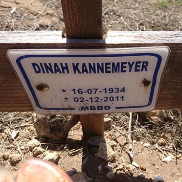 KANNEMEYER Dinah 1934-2011