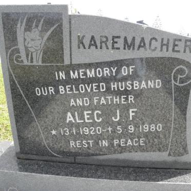 KAREMACHER Alec J.F. 1920-1980