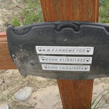 KANNEMEYER M.M. 1933-2010