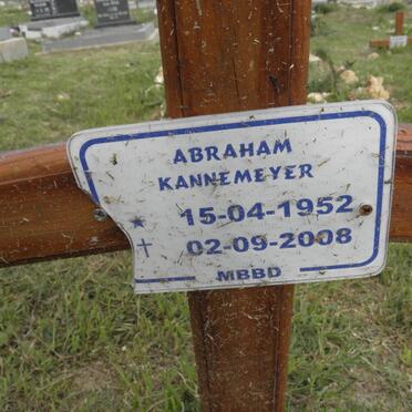 KANNEMEYER Abraham 1952-2008