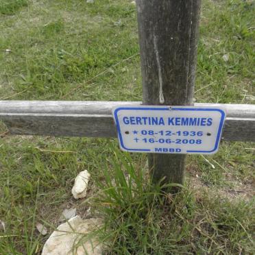 KEMMIES Gertina 1936-2008