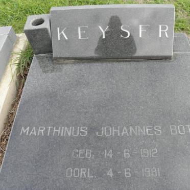 KEYSER Marthinus Johannes Botha 1912-1981