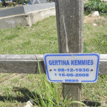 KEMMIES Gertina 1936-2008