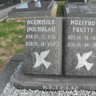 KETELO Ngenisile 1935-1957 &amp; Nozipho Pretty 1937-2011