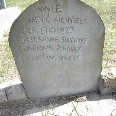 KIEWIET C. 1927-1997