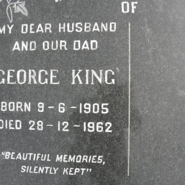 KING George 1905-1962 &amp; Sally 1906-2007