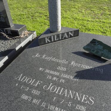 KILIAN Adolf Johannes 1939-1996