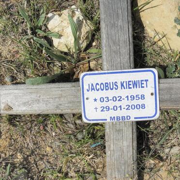 KIEWIET Jacobus 1958-2008