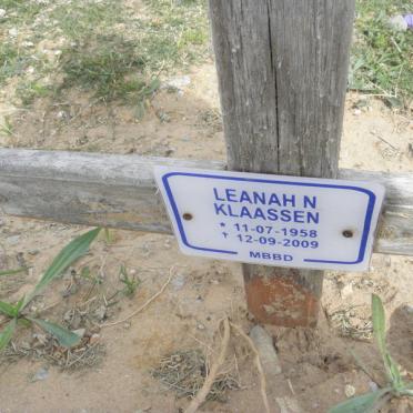 KLAASSEN Leanah N. 1958-2009