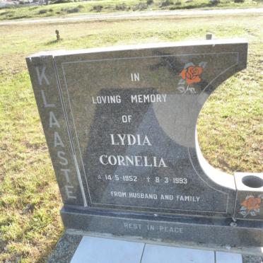 KLAASTE Lydia Cornelia 1952-1993