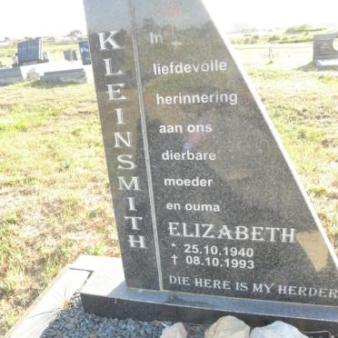 KLEINSMITH Elizabeth 1940-1993