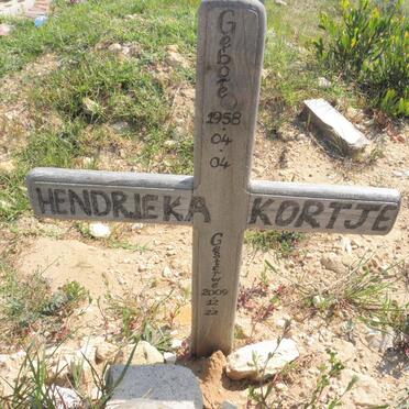 KORTJE Hendrieka 1958-2009