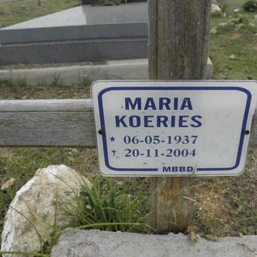 KOERIES Maria 1937-2004
