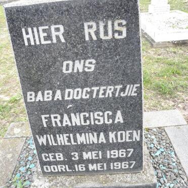 KOEN Francisca Wilhelmina 1967-1967