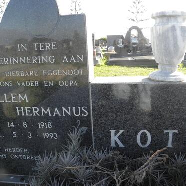 KOTZÉ Willem Hermanus 1918-1993