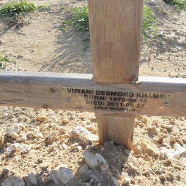 KHAMBI Vuyani Desmond 1970-2011