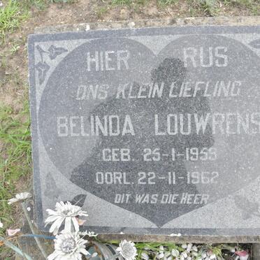 LOUWRENS Belinda 1959-1962