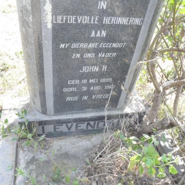 LEVENDAL John H. 1899-1967