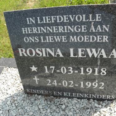 LEWAA Rosina 1918-1992