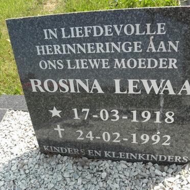 LEWAA Rosina 1918-1992