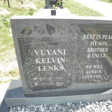 LENKS Vuyani Kelvin 1981-2009