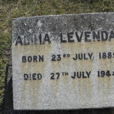 LEVENDAL Alma 1885-1944