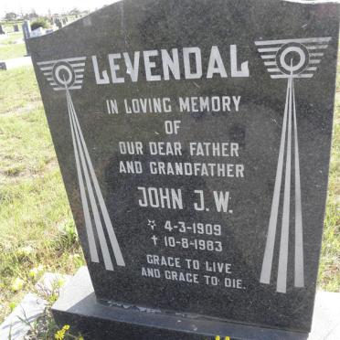 LEVENDAL John J.W. 1909-1983