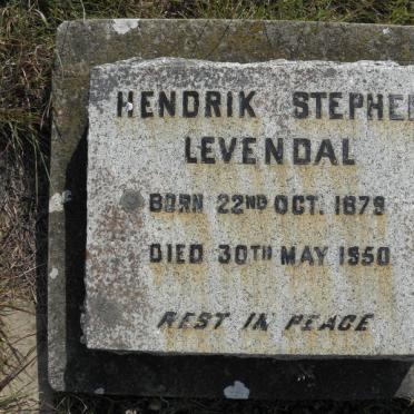 LEVENDAL Hendrik Stephen 1879-1950