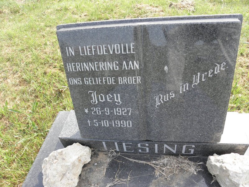 LIESING Joey 1927-1990