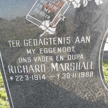 MARSHALL Richard 1914-1988