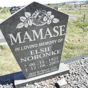 MAMASE Elsie Nobonke 1925-2003
