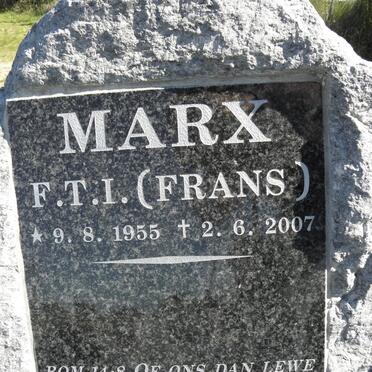 MARX F.T.I. 1955-2007