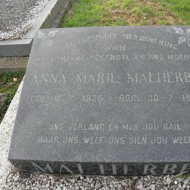 MALHERBE Anna-Marie 1925-1962